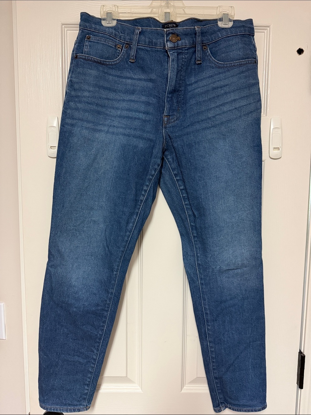 J. Crew Women's Skinny Jeans in Medium Blue Denim